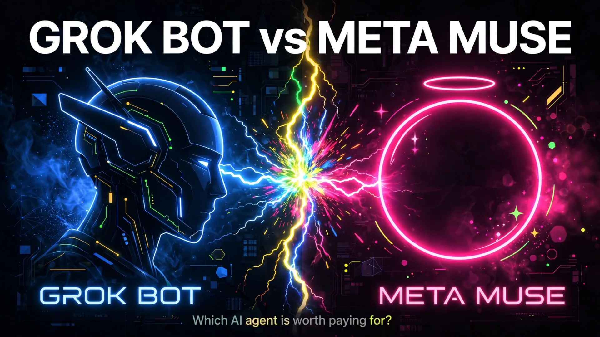 Grok Bot vs Meta Muse showdown artwork