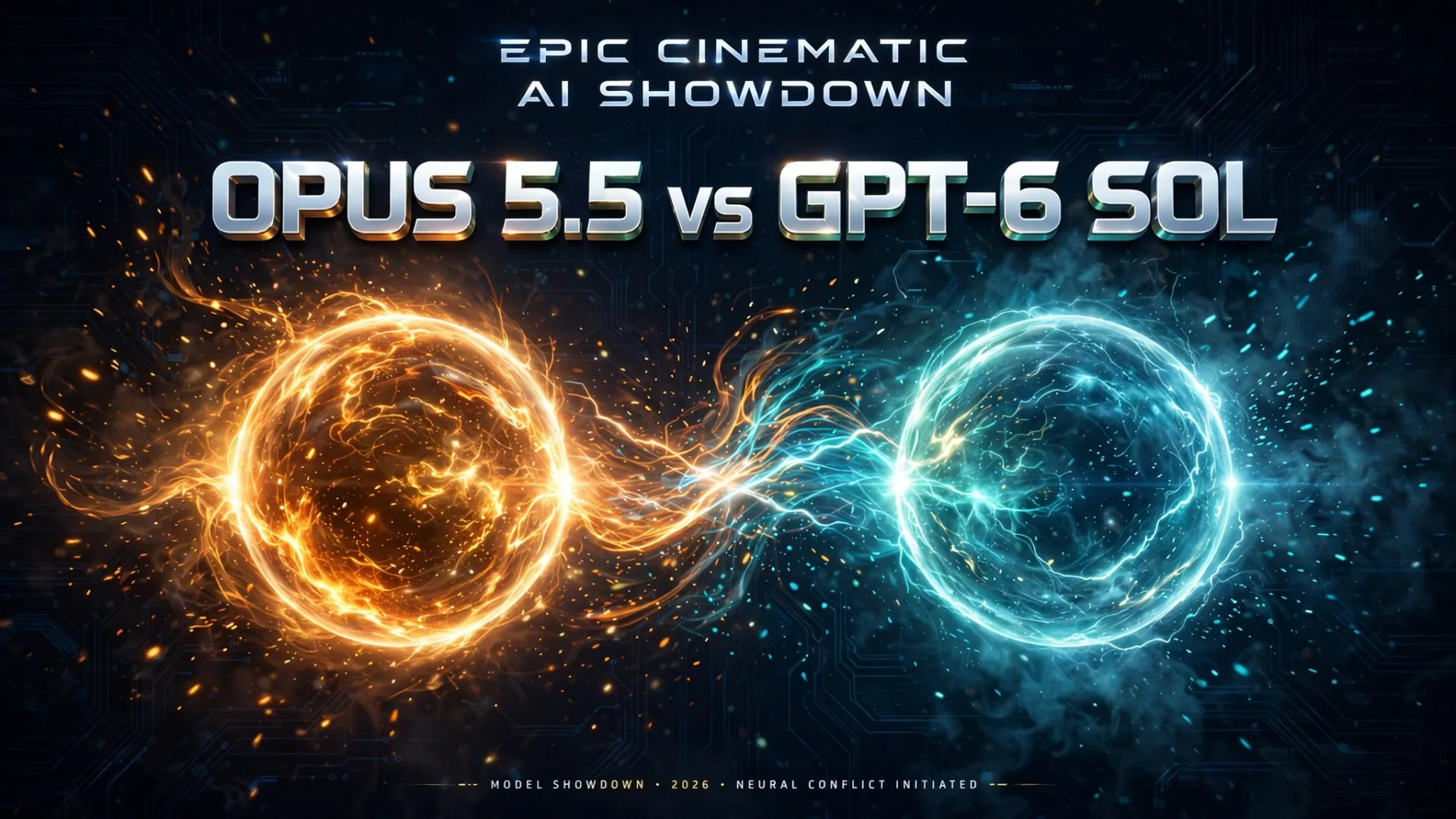 Opus 5.5 vs GPT-6 Sol showdown artwork